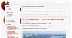Desktop Screenshot of hematology.fi